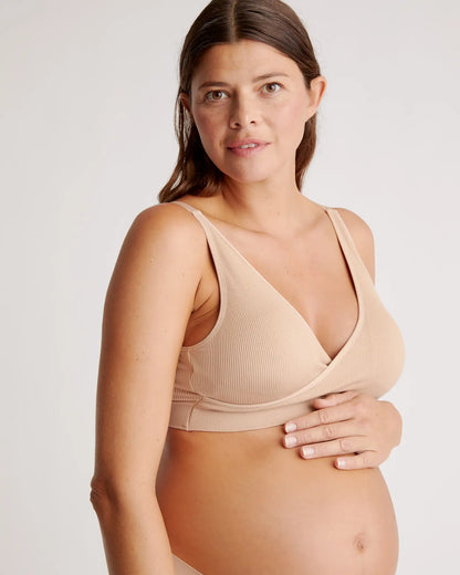 Seamless Crossover Nursing & Lounge Bra (2-pack) - US 0546