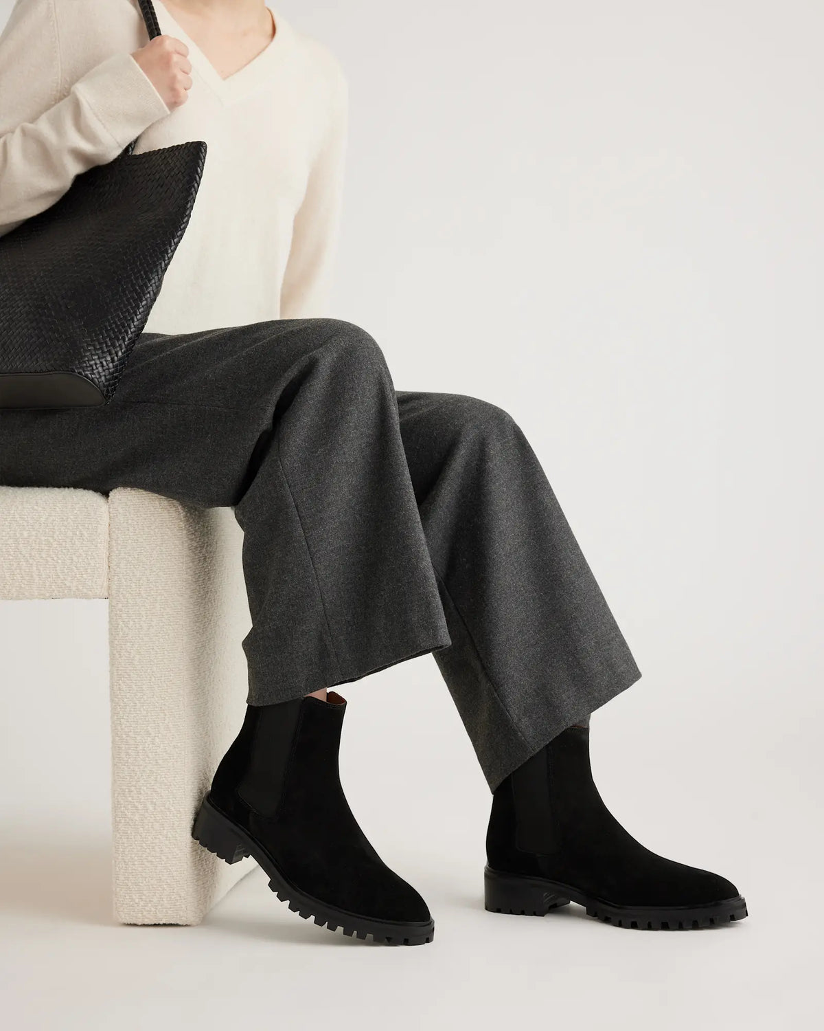 Suede Chelsea Boot - US 2236