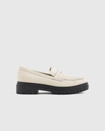 Italian Leather Lug Sole Loafer - US 1558