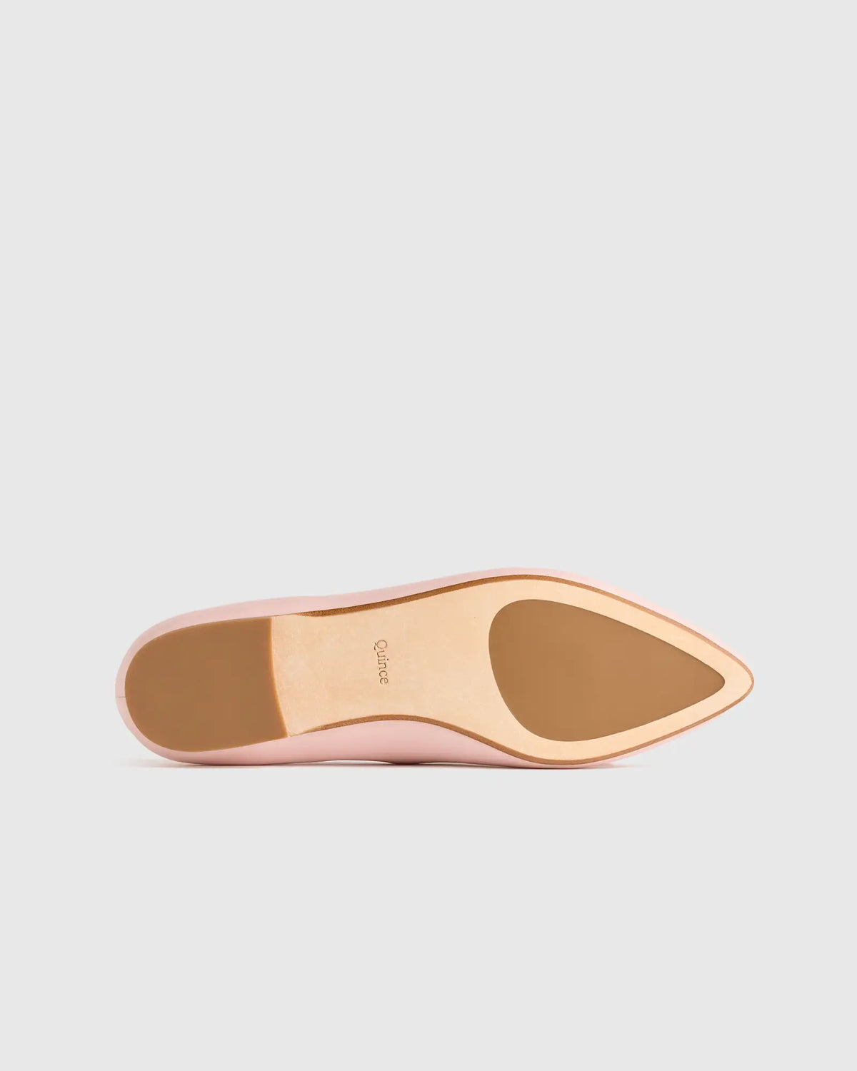 Italian Leather Pointed Bow Flat - US 8581