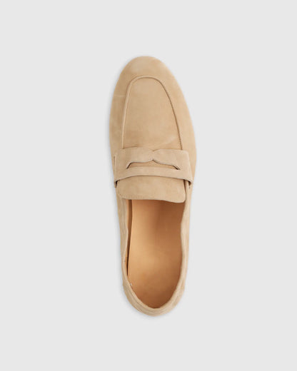Italian Suede Penny Loafer - US 5787