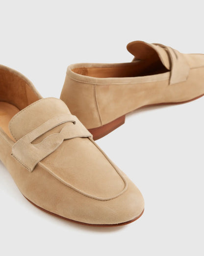 Italian Suede Penny Loafer - US 2705