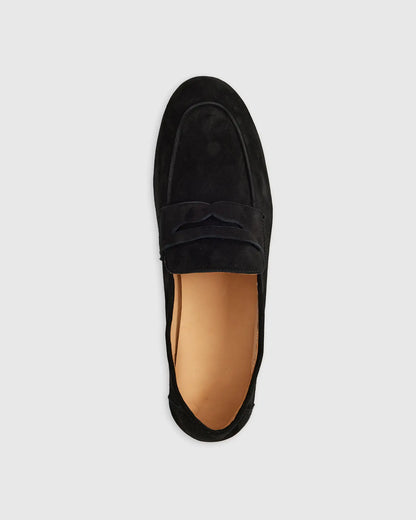 Italian Suede Penny Loafer - US 5694