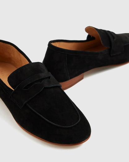 Italian Suede Penny Loafer - US 5694