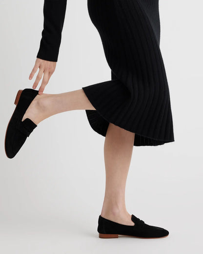 Italian Suede Penny Loafer - US 5694