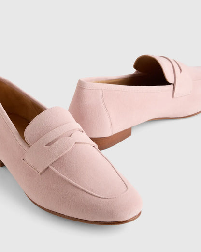 Italian Suede Penny Loafer - US 6031