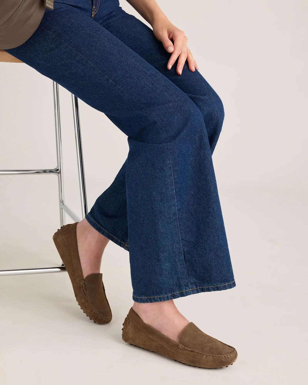 100% Suede Driver Loafer - US 2866