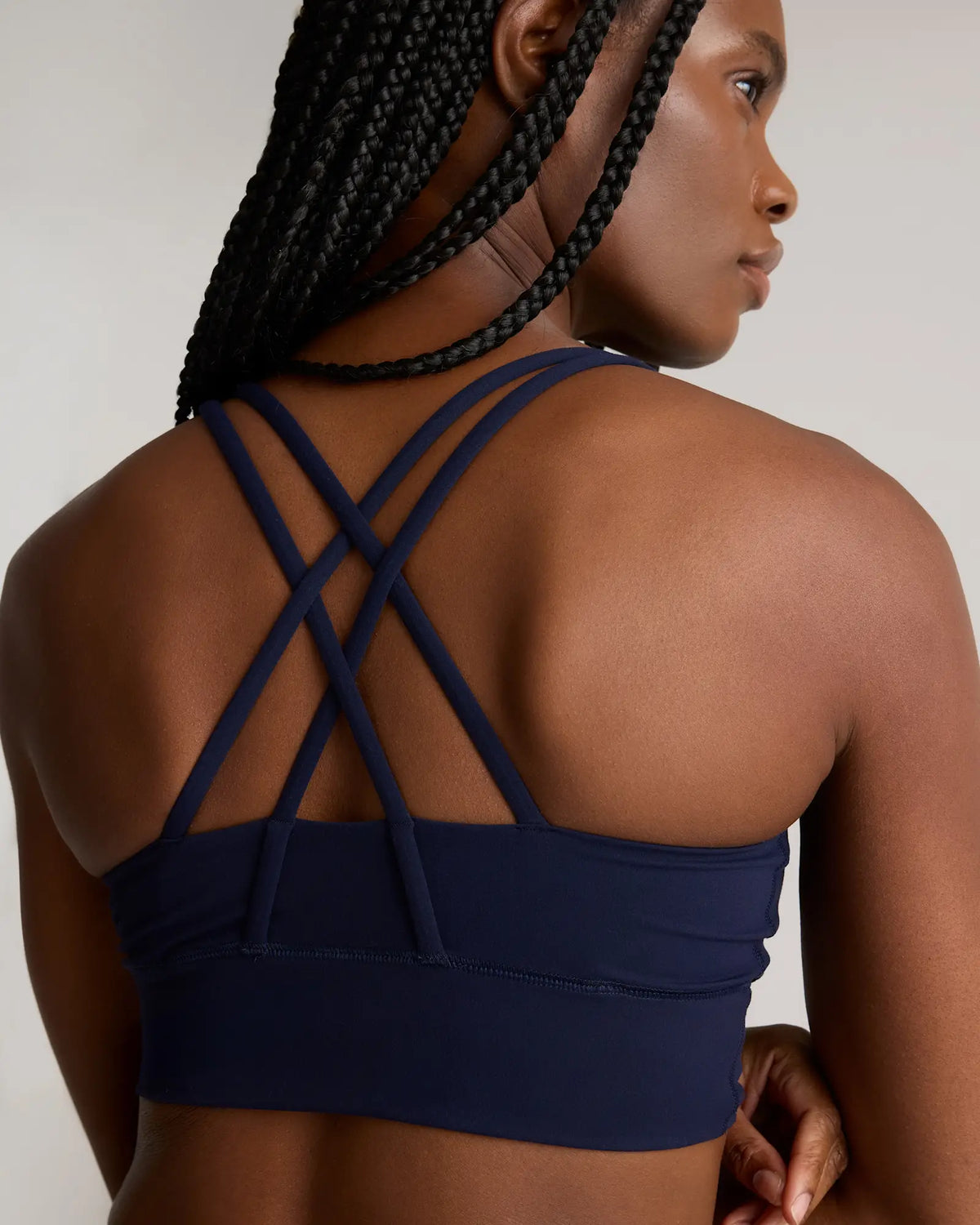 Power-Up Long Line Strappy Sports Bra - US 6442