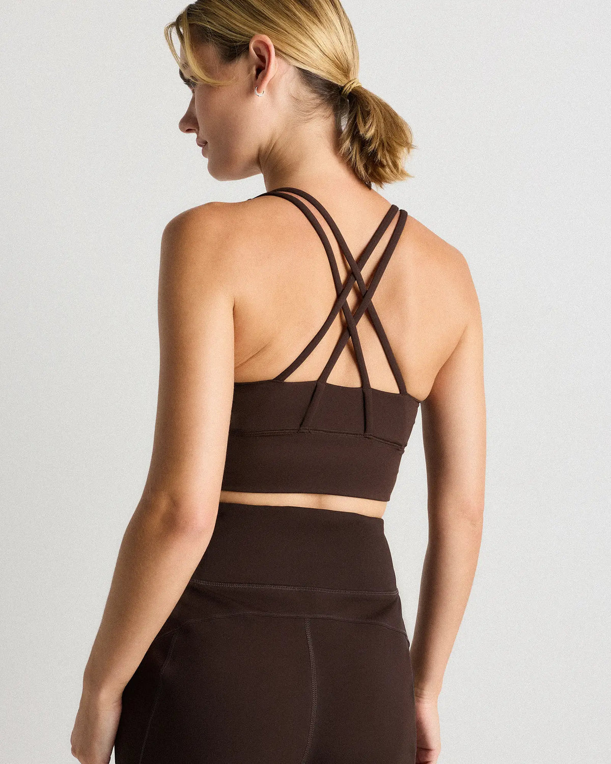 Power-Up Long Line Strappy Sports Bra - US 6825