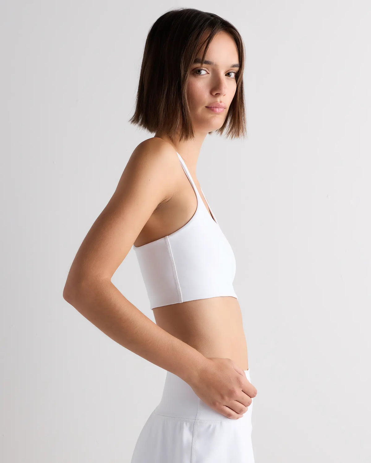 Ultra-Form Scoop Neck Longline Bra - US 9229