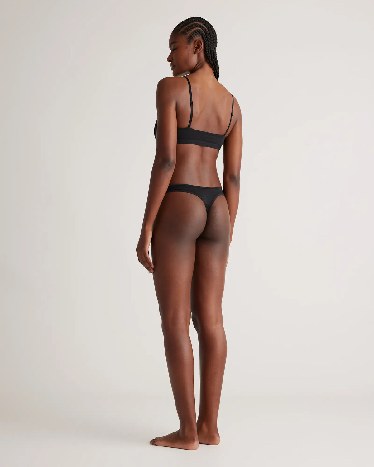 Organic Cotton High-Cut Thong (6-pack) - US 7618