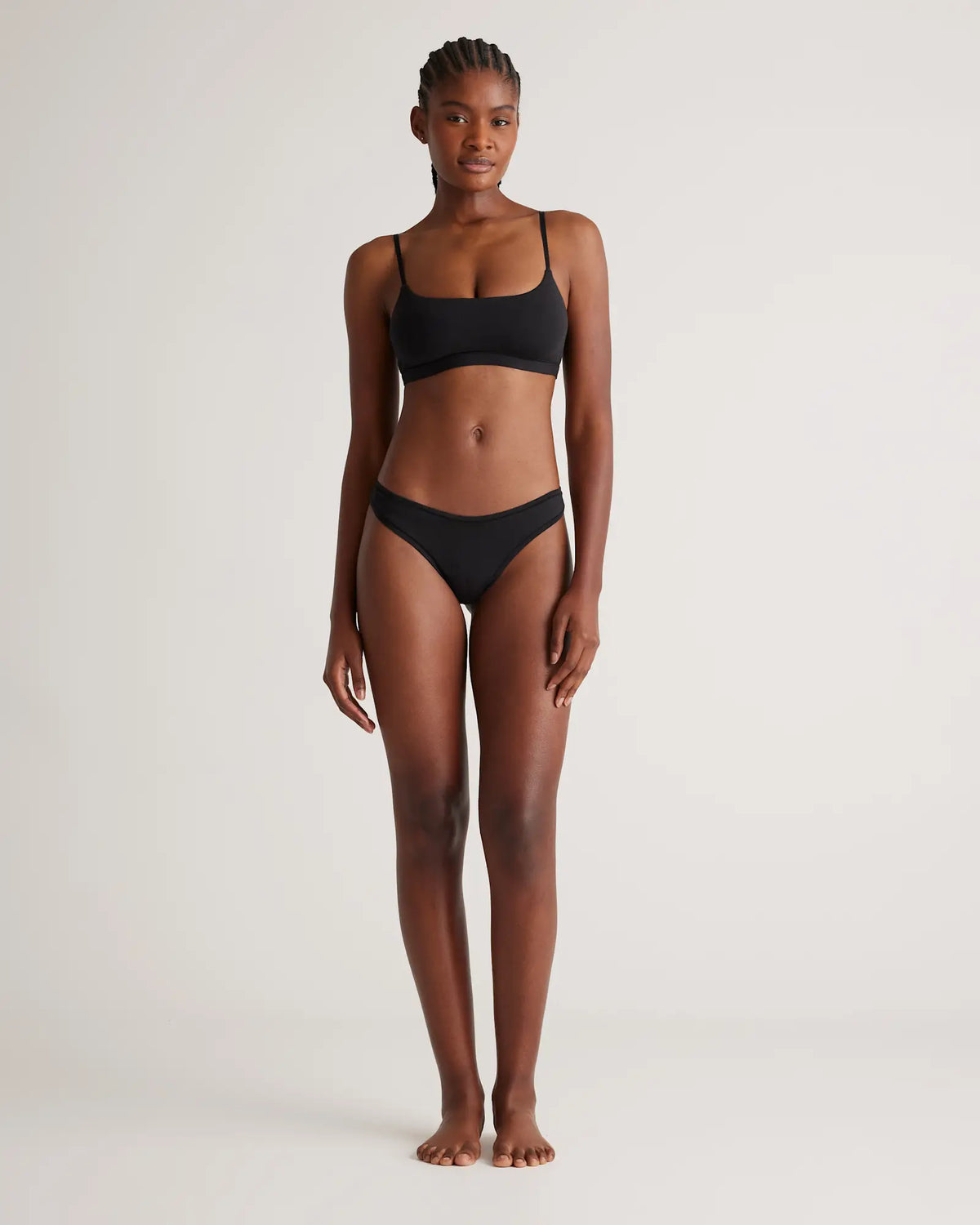 Organic Cotton High-Cut Thong (6-pack) - US 7618