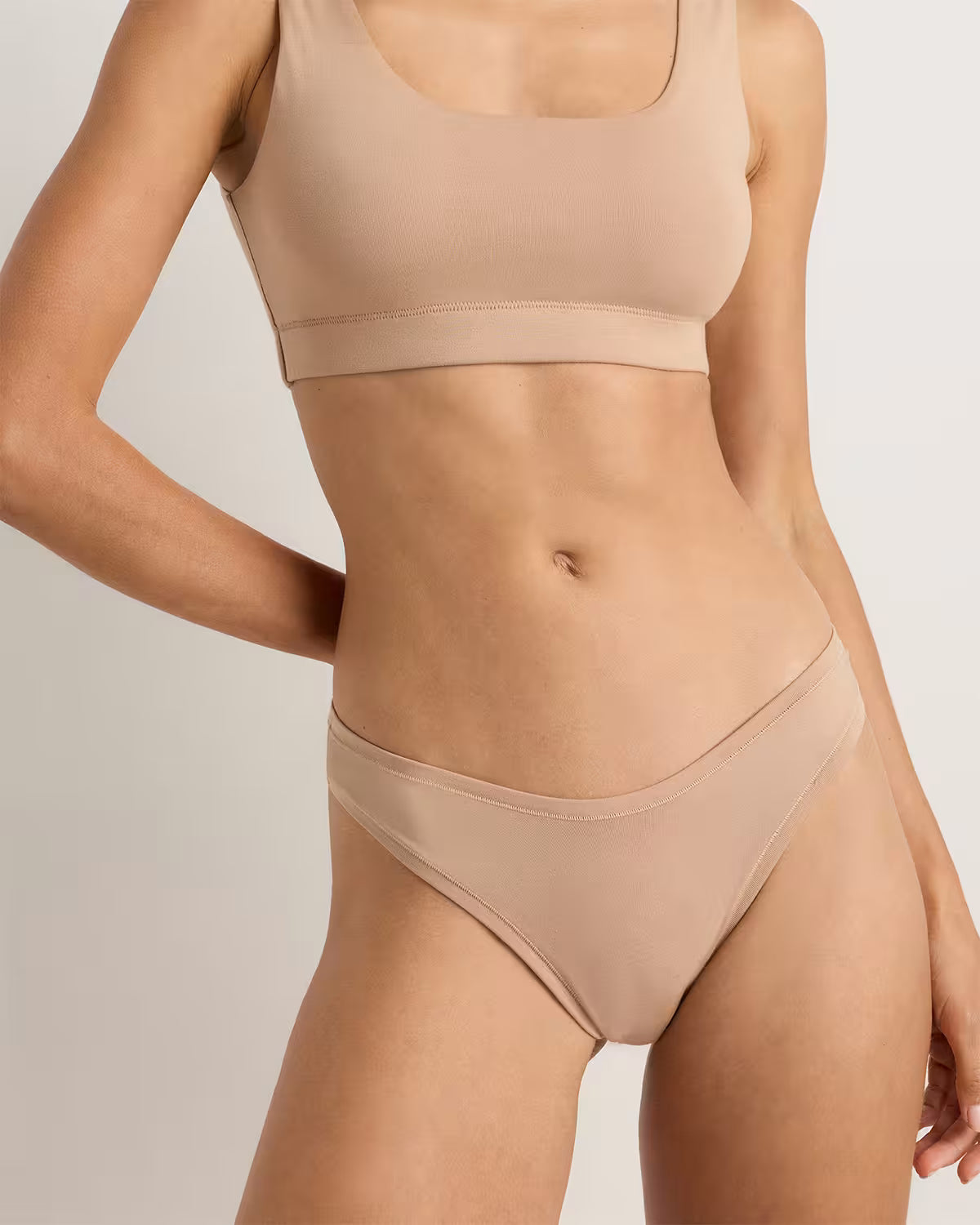 Organic Cotton High-Cut Thong (6-pack) - US 5005