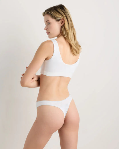 Organic Cotton High-Cut Thong (6-pack) - US 5005