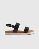 Italian Leather Platform Sandal - US 5792