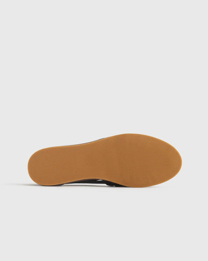 100% Leather Huarache Flat - US 8430