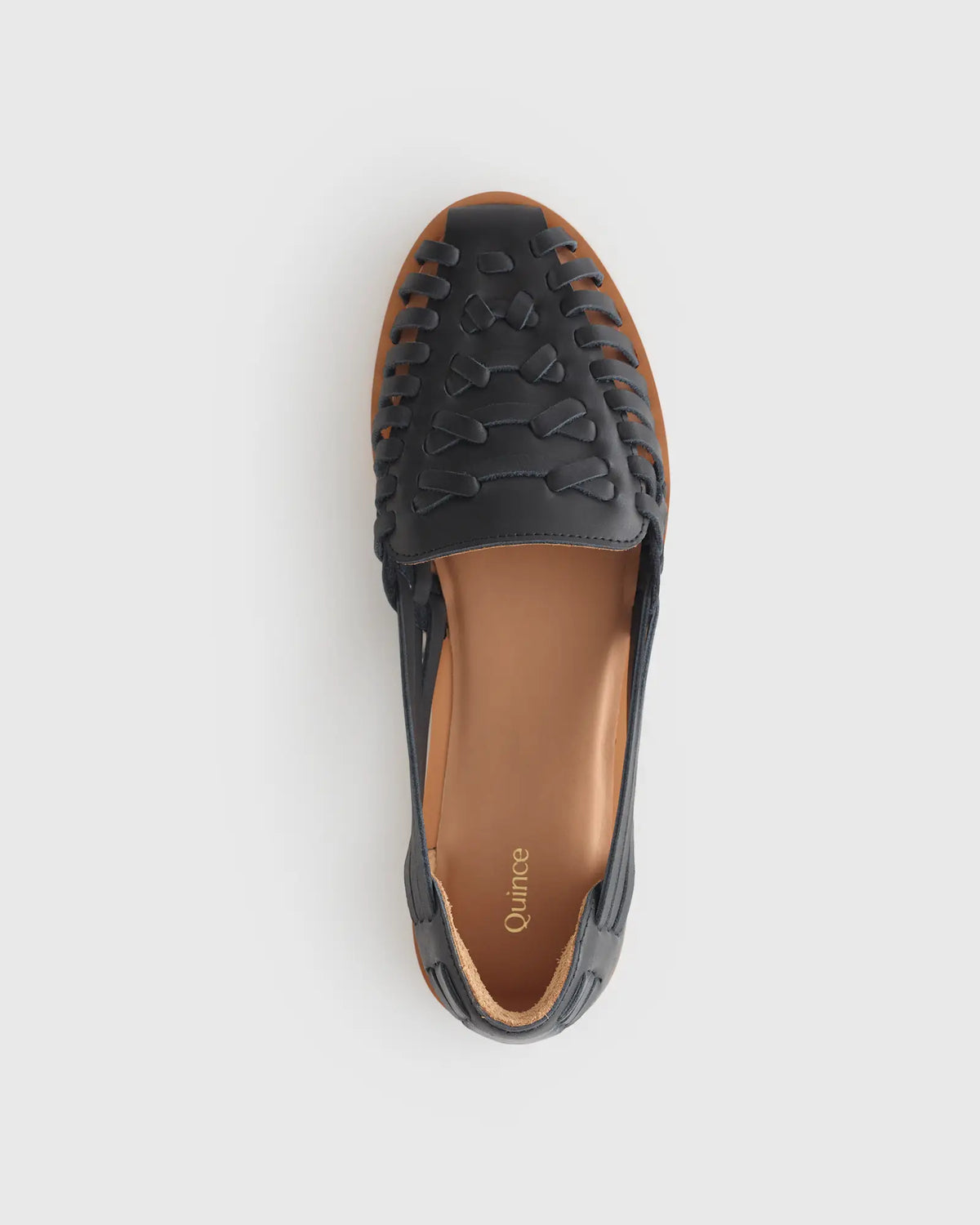 100% Leather Huarache Flat - US 8430