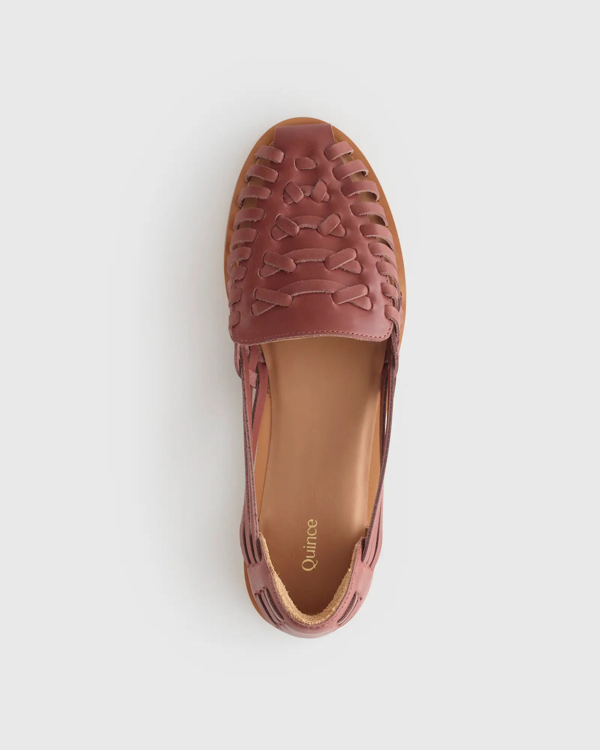 100% Leather Huarache Flat - US 8397