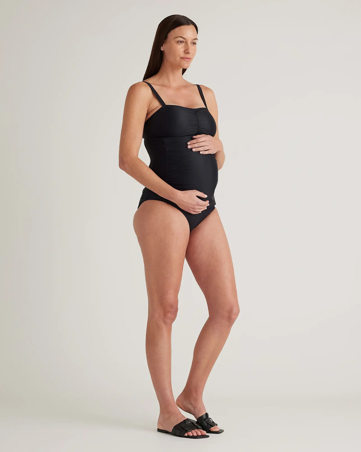 Italian Maternity Two-Piece Tankini Swimsuit - US 1329