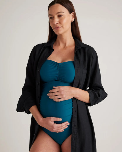 Italian Maternity Two-Piece Tankini Swimsuit - US 2865