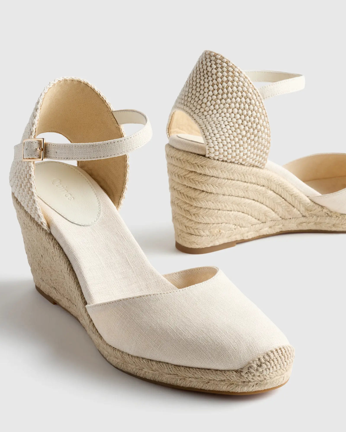 Canvas Espadrille Wedge Sandal - US 0304