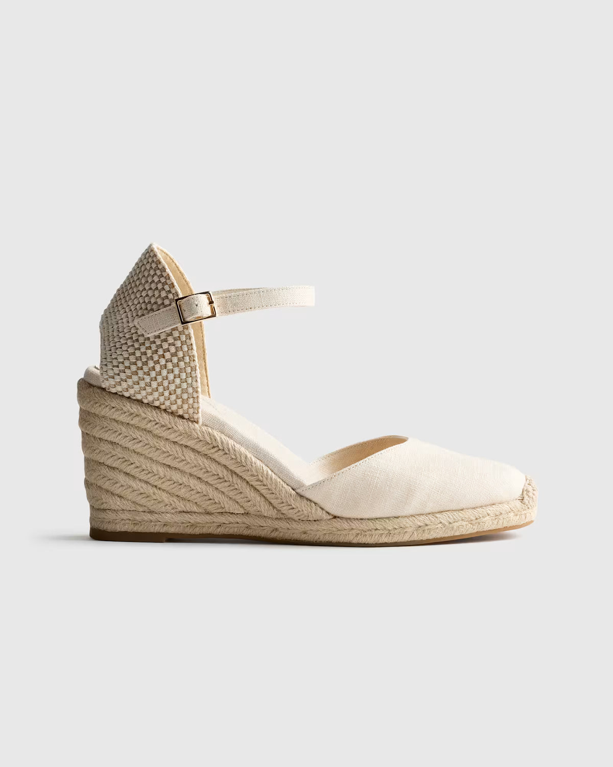 Canvas Espadrille Wedge Sandal - US 0304