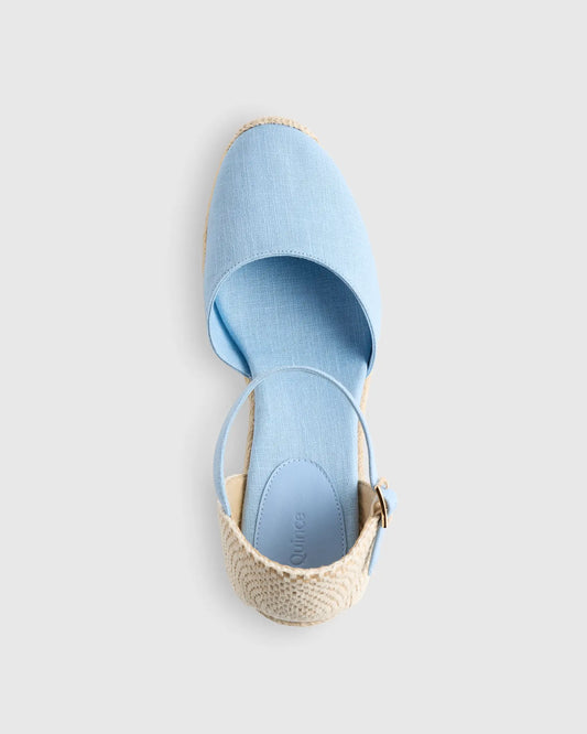 Canvas Espadrille Wedge Sandal - US 9129