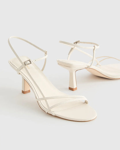 Italian Leather 70mm Strappy Heel - US 5612