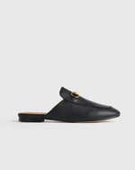 Italian Leather Horsebit Loafer Mule - US 9643