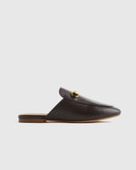 Italian Leather Horsebit Loafer Mule - US 9753