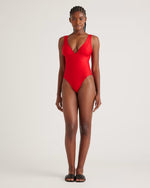 Italian Plunge One-Piece Swimsuit - US 5904