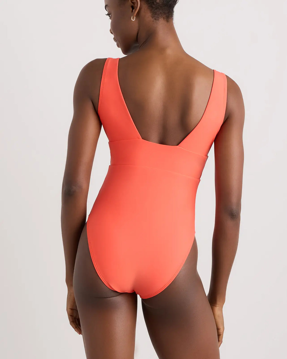 Italian Plunge One-Piece Swimsuit - US 4758