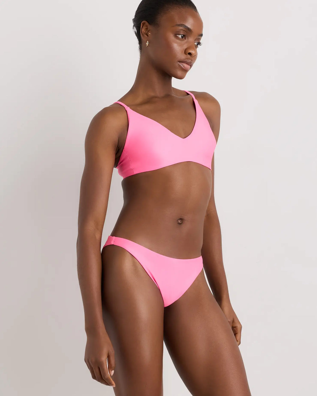 Italian V-Neck Bikini Top - US 3662