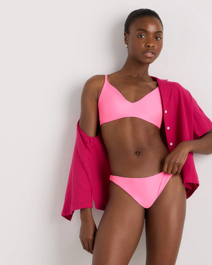 Italian V-Neck Bikini Top - US 3662