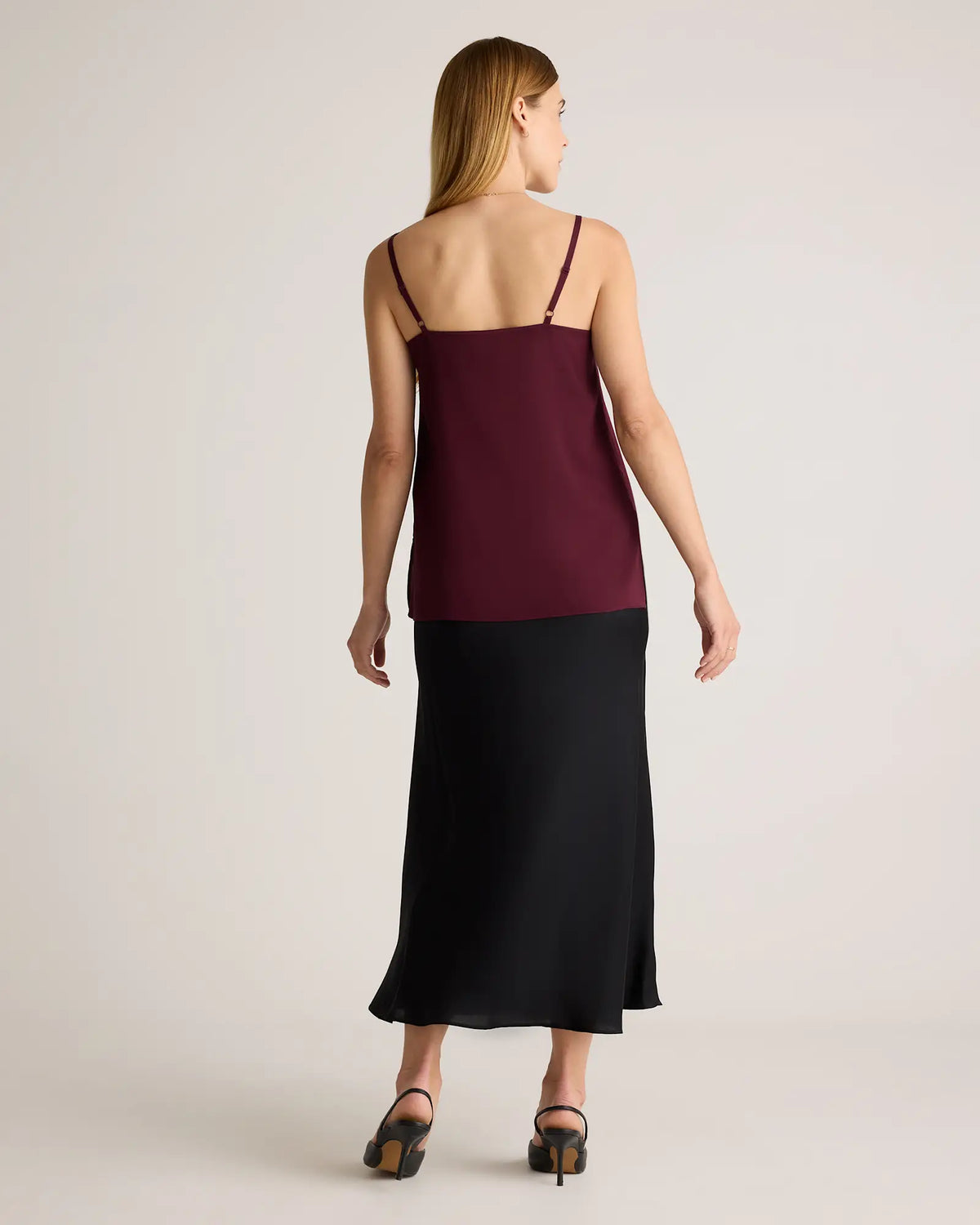 Washable Stretch Silk Maternity Skirt - US 7109