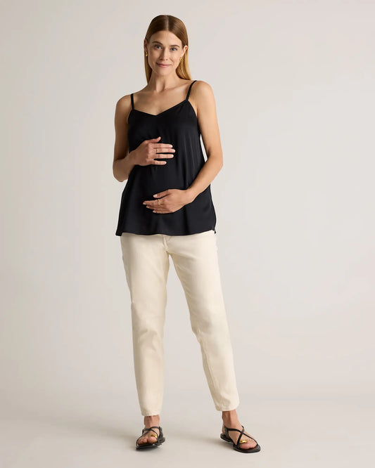 Washable Stretch Silk V-Neck Maternity Cami - US 6671
