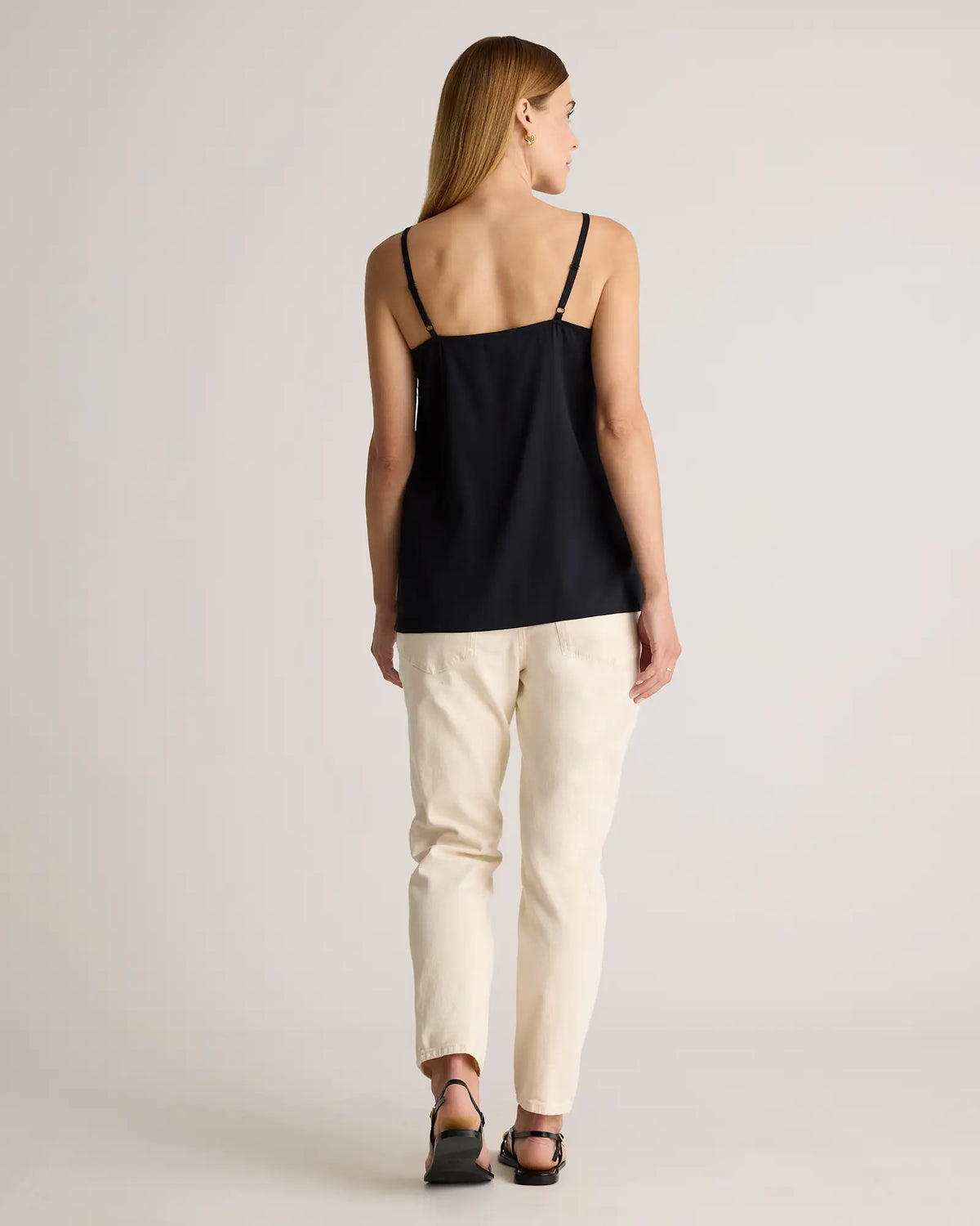 Washable Stretch Silk V-Neck Maternity Cami - US 6671