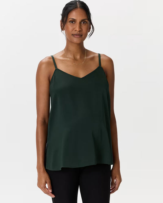 Washable Stretch Silk V-Neck Maternity Cami - US 0252