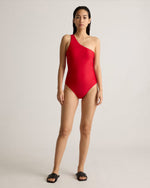 Italian One Shoulder One-Piece Swimsuit - US 3463