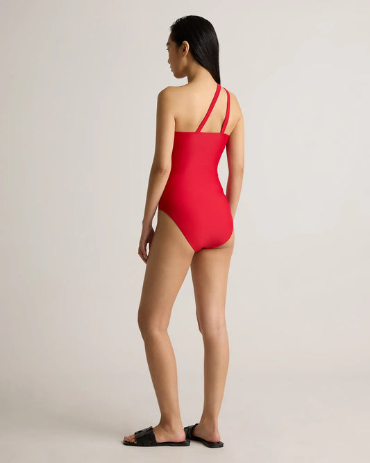 Italian One Shoulder One-Piece Swimsuit - US 3463