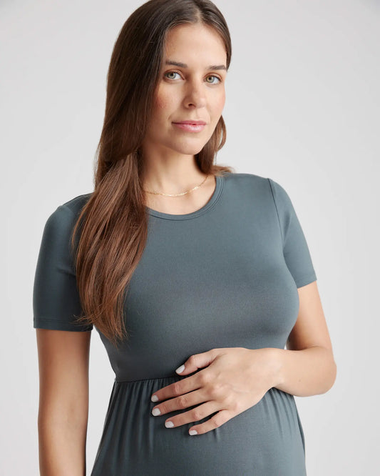 Tencel Jersey Maternity Maxi Dress - US 4872