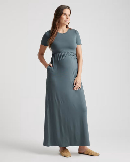 Tencel Jersey Maternity Maxi Dress - US 4872