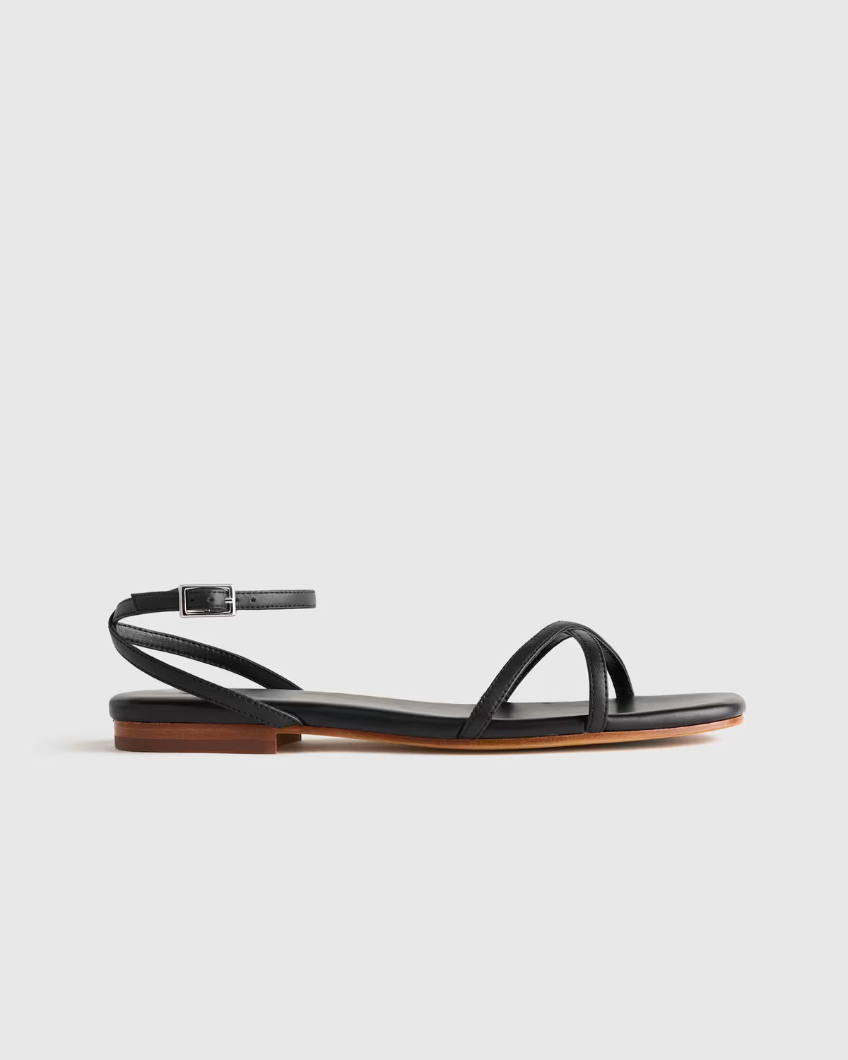 Italian Leather Ankle Strap Sandal - US 0471