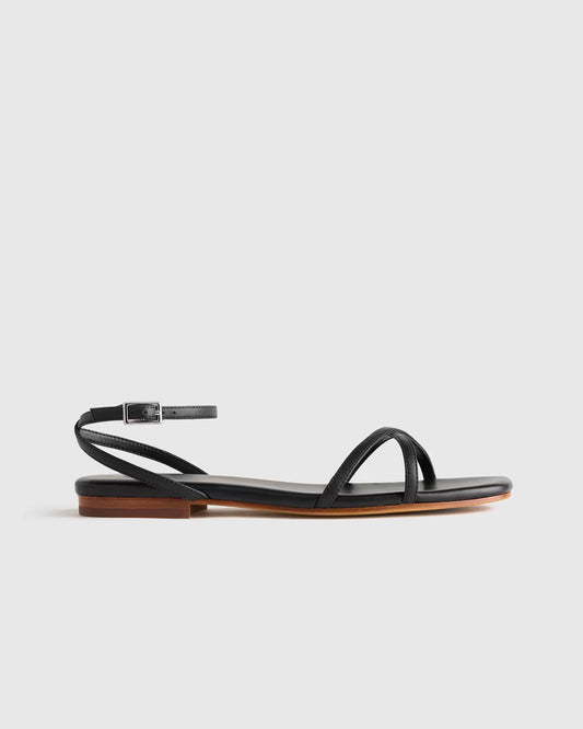 Italian Leather Ankle Strap Sandal - US 0471