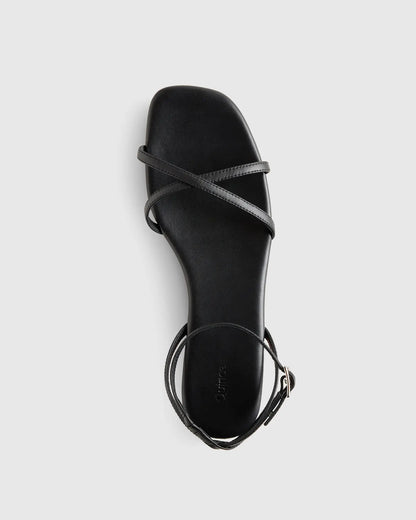 Italian Leather Ankle Strap Sandal - US 0471