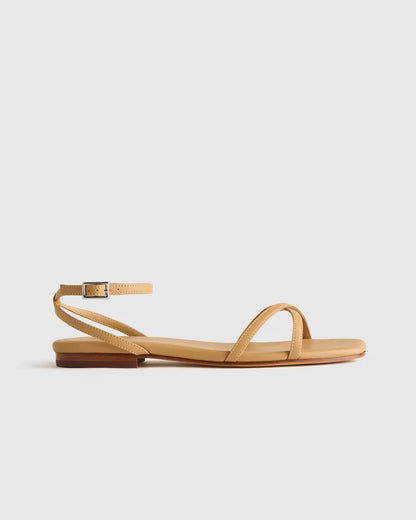 Italian Leather Ankle Strap Sandal - US 6271