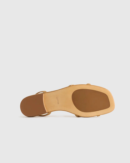 Italian Leather Ankle Strap Sandal - US 6271