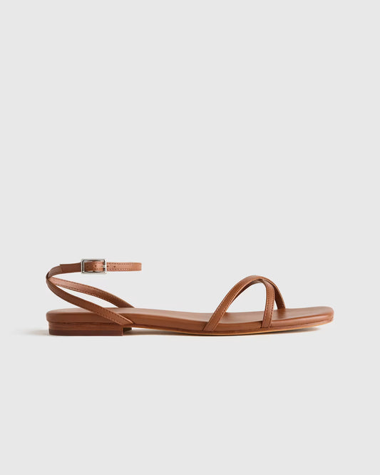 Italian Leather Ankle Strap Sandal - US 7460