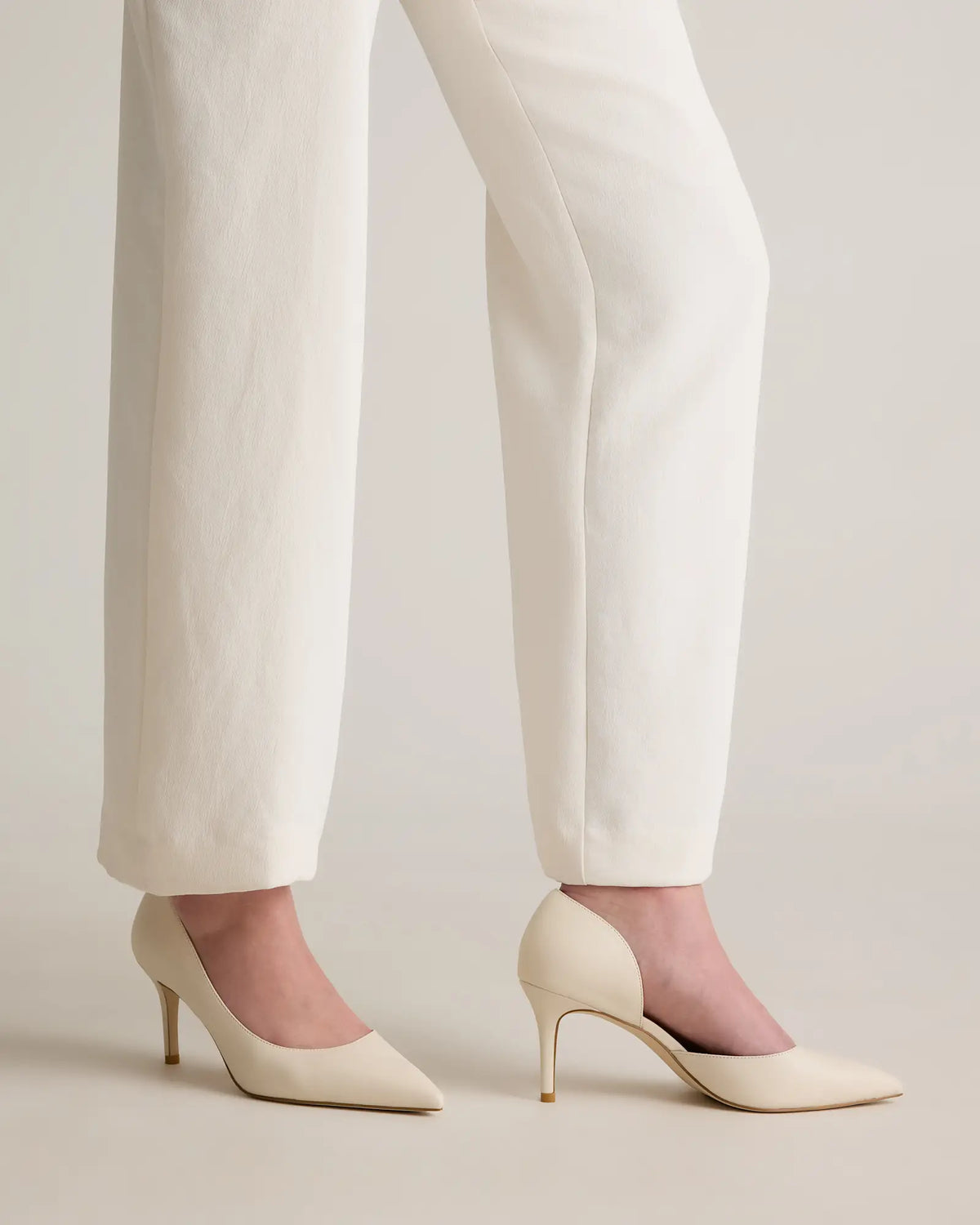 Italian Leather 75mm d'Orsay Pump - US 0977