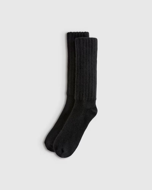 Mongolian Cashmere Slouch Sock - US 6327